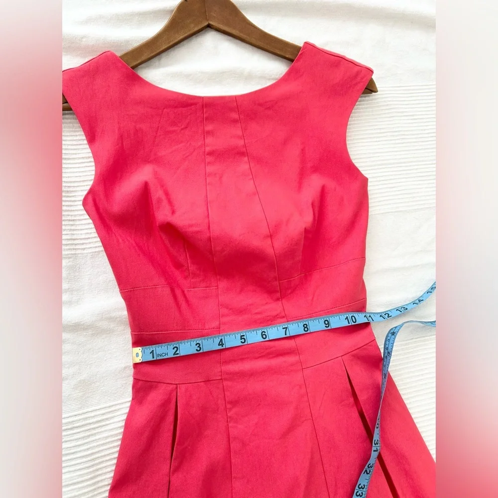 Le Chateau Pink Fit and Flare Sleeveless Dress - Picture 5 of 12